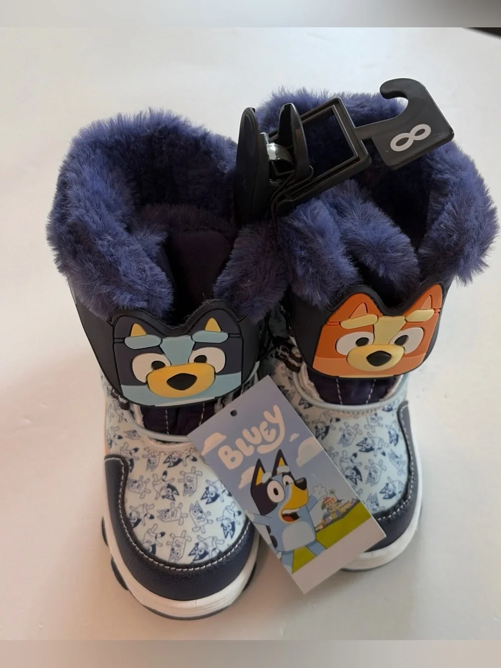 Toddler Size 8 Bluey Snow Boots